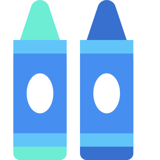 クレヨン Generic Blue icon