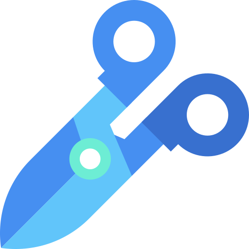 Scissor Generic Blue icon