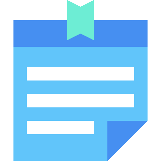 스티커 메모 Generic Blue icon