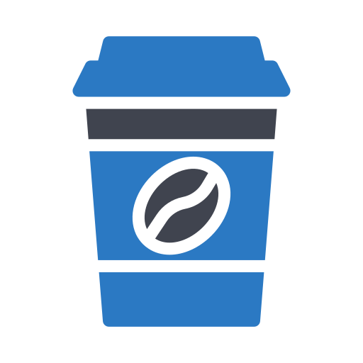 xícara de café Generic Blue Ícone