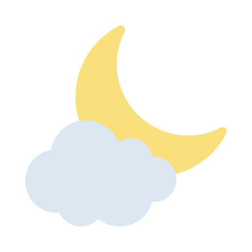 Night Vector Stall Flat icon
