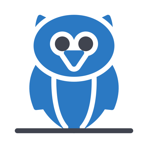 Owl Generic Blue icon