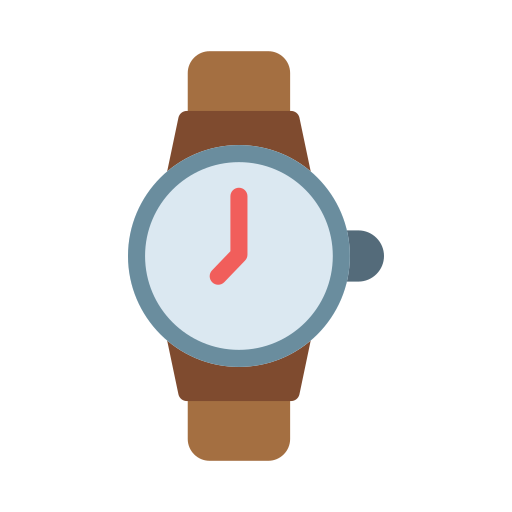 reloj de pulsera Vector Stall Flat icono