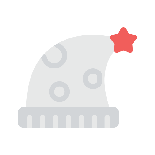 Sleeping hat Vector Stall Flat icon