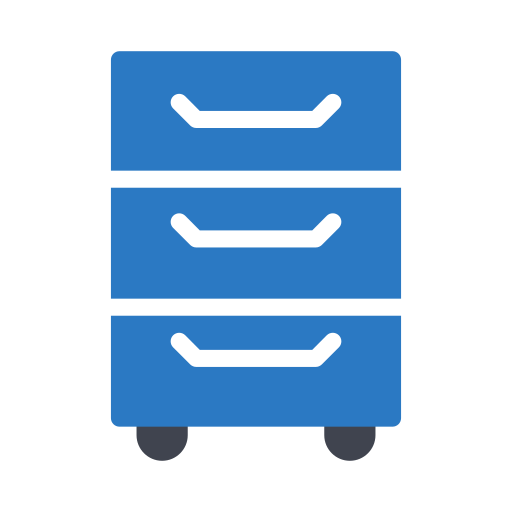 Drawers Generic Blue icon