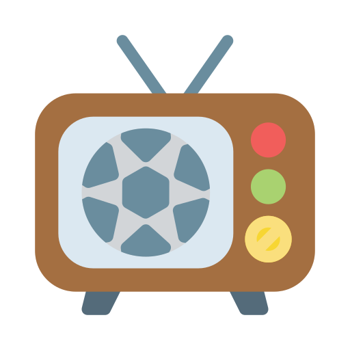Television Vector Stall Flat icon