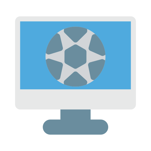 Monitor Vector Stall Flat icon