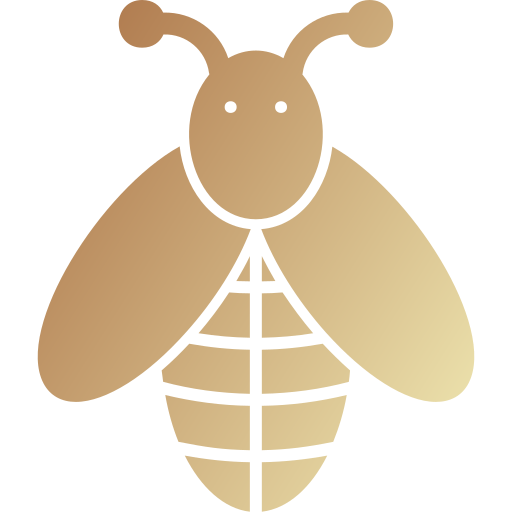 abeja Generic Flat Gradient icono