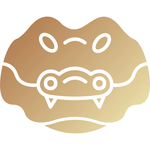 krokodil Generic Flat Gradient icoon
