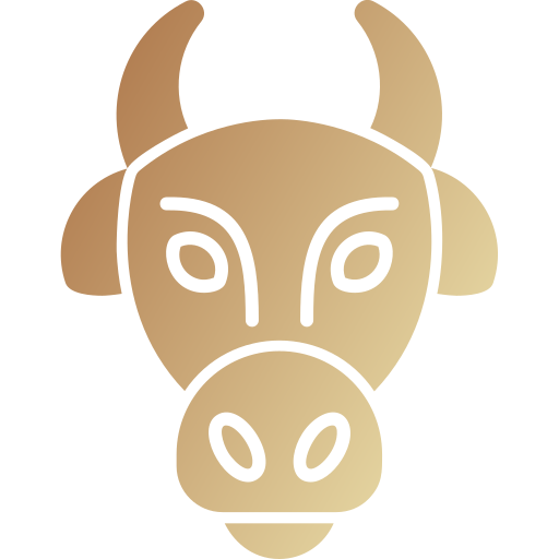 krowa Generic Flat Gradient ikona
