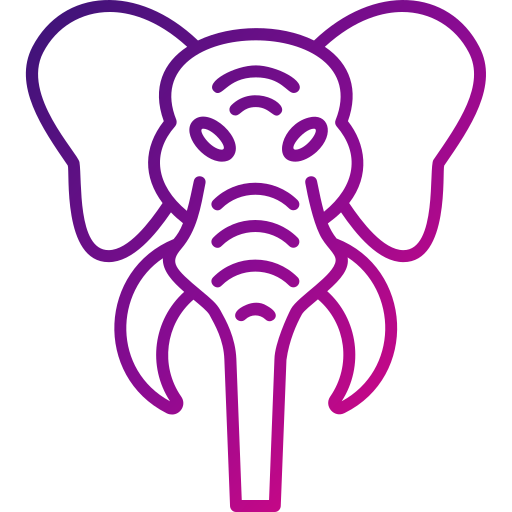 słoń Generic Gradient ikona