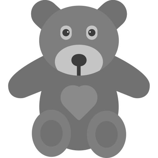 плюшевый медведь Generic Grey иконка