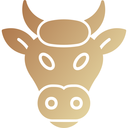krowa Generic Flat Gradient ikona