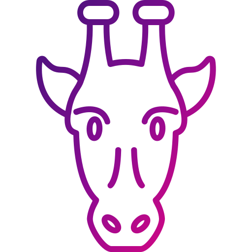 Giraffe Generic Gradient icon