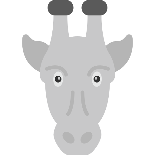 Żyrafa Generic Grey ikona