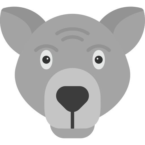 hyène Generic Grey Icône