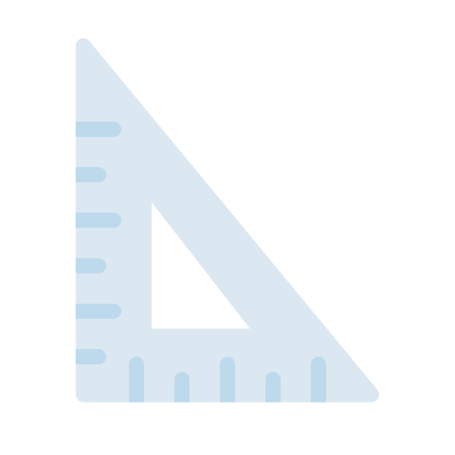 dreieckslineal Generic Flat icon