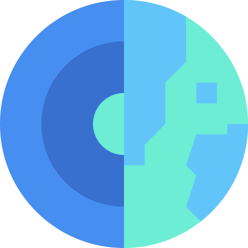 geografia Generic Blue ikona