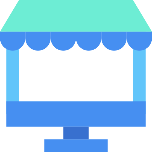 eコマース Generic Blue icon