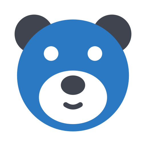 ours en peluche Generic Blue Icône