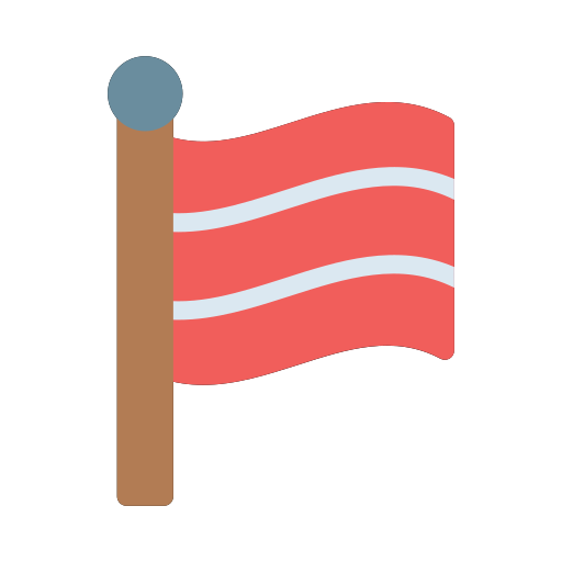 Country flag Vector Stall Flat icon