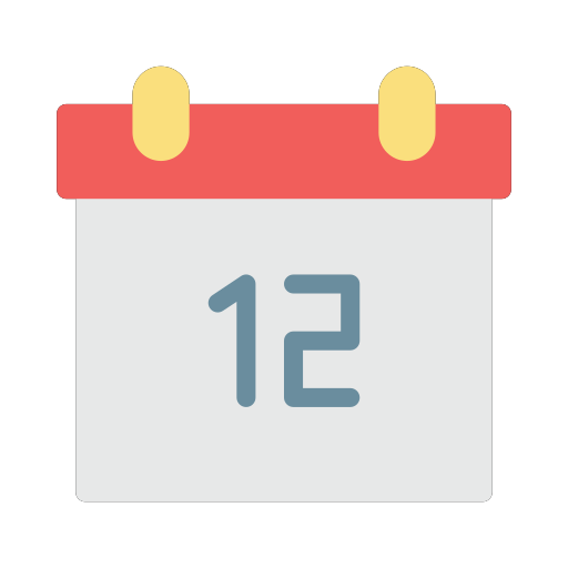 Calendar Vector Stall Flat icon
