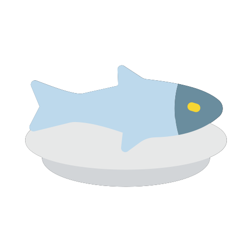 Fish Vector Stall Flat icon