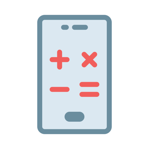 Calculator Vector Stall Flat icon