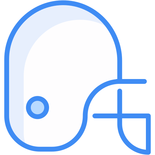럭비 헬멧 Generic Blue icon