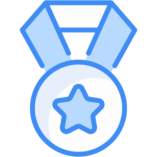 médaille Generic Blue Icône