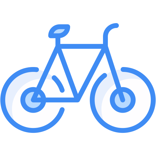 사이클링 Generic Blue icon