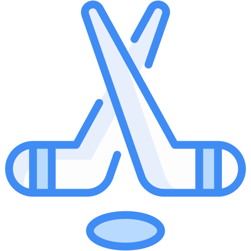 hockey sobre hielo Generic Blue icono