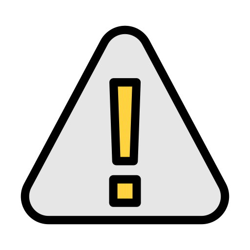 Предупреждающий знак Vector Stall Lineal Color иконка