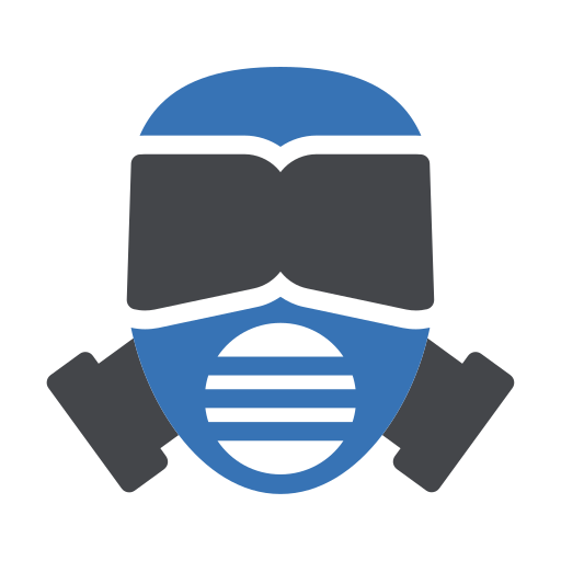 máscara de gas Generic Blue icono