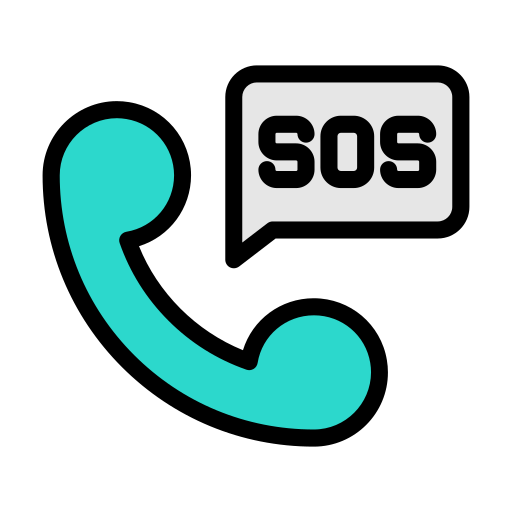 Sos Vector Stall Lineal Color icon