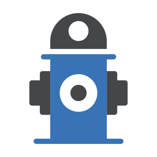 Fire hydrant Generic Blue icon