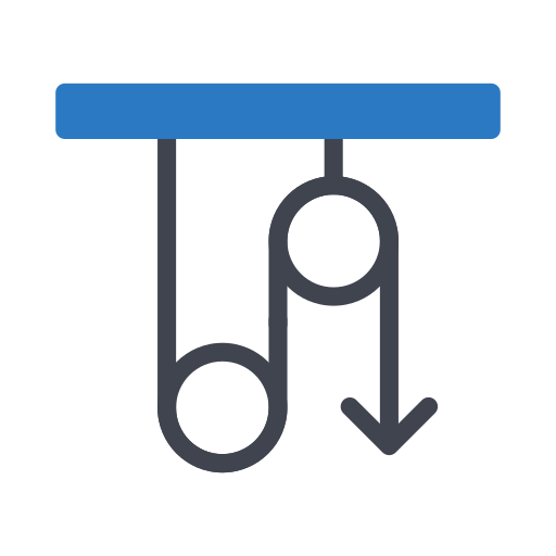 Pulley Generic Blue icon