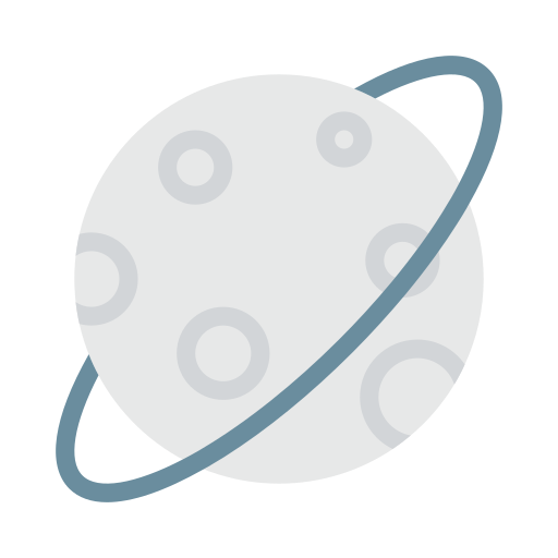 saturn Vector Stall Flat icon