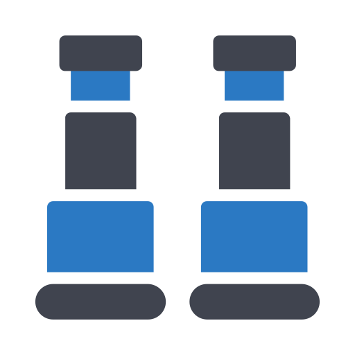 쌍안경 Generic Blue icon
