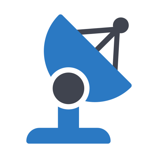 위성 접시 Generic Blue icon