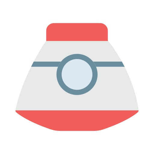 Spaceship Vector Stall Flat icon