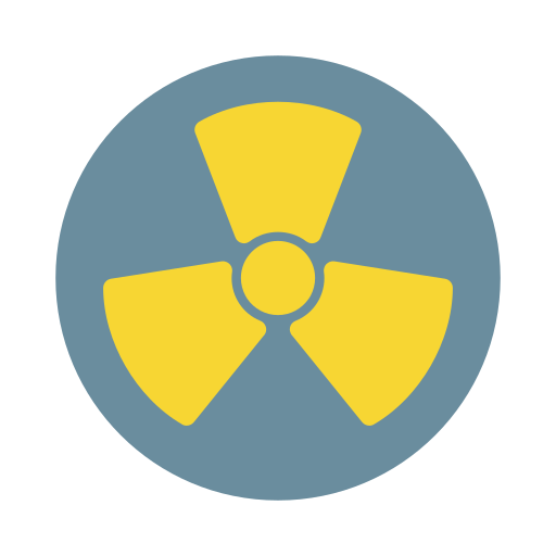 jądrowy Vector Stall Flat ikona