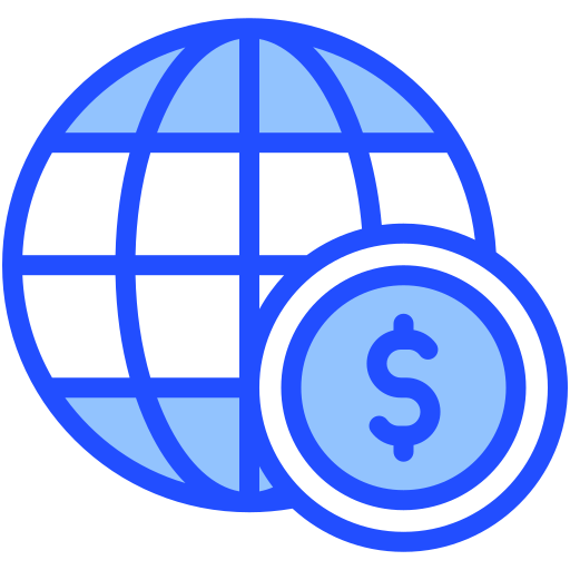 Online banking Generic Blue icon