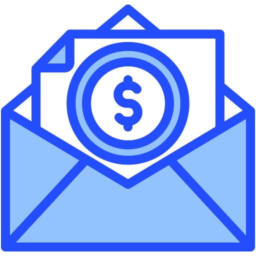 Envelope Generic Blue icon