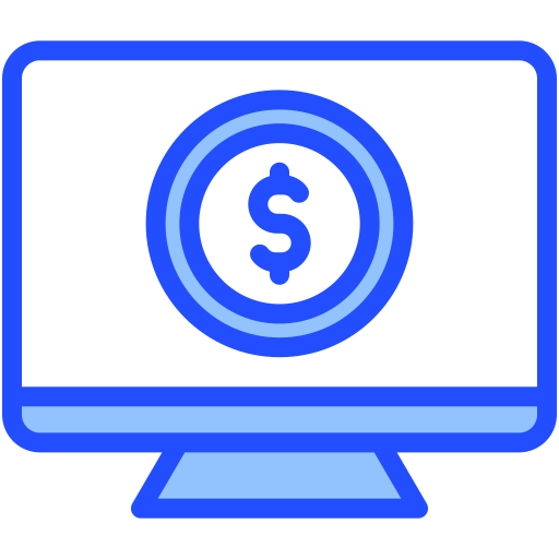 bankowość internetowa Generic Blue ikona