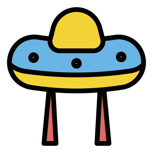 UFO Generic Outline Color icon