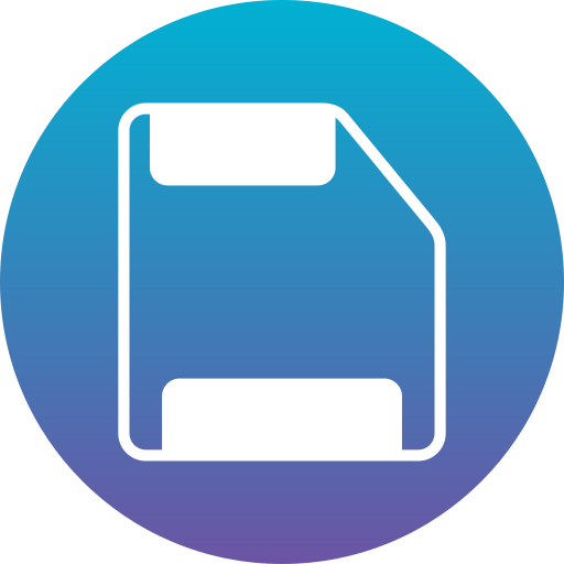 Флоппи диск Generic Flat Gradient иконка
