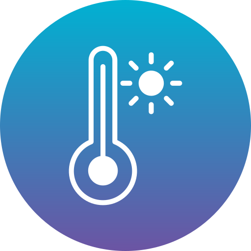 thermometer Generic Flat Gradient icoon