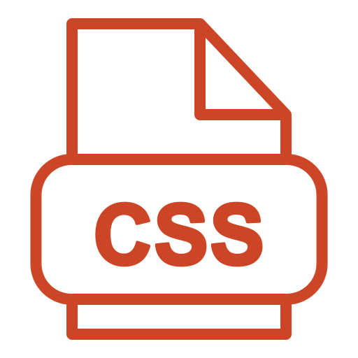 css 파일 Generic Simple Colors icon
