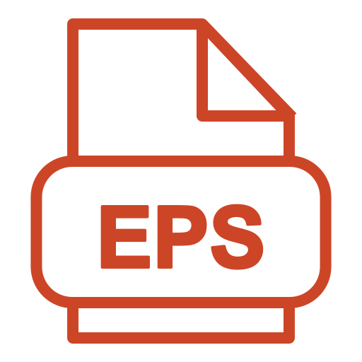 EPS File Generic Simple Colors icon